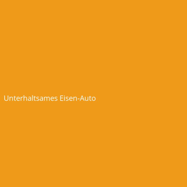 Unterhaltsames Eisen-Auto
