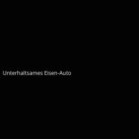 Unterhaltsames Eisen-Auto