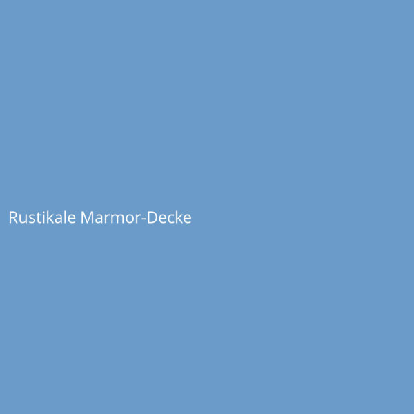 Rustikale Marmor-Decke