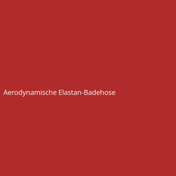 Aerodynamische Elastan-Badehose