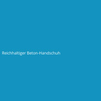Reichhaltiger Beton-Handschuh
