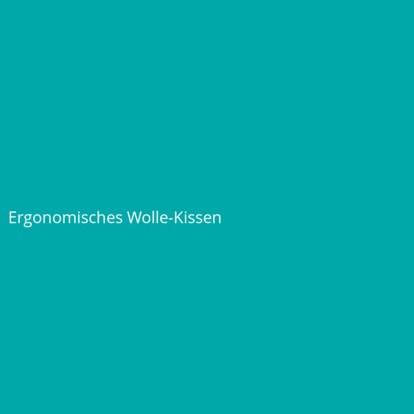 Ergonomisches Wolle-Kissen